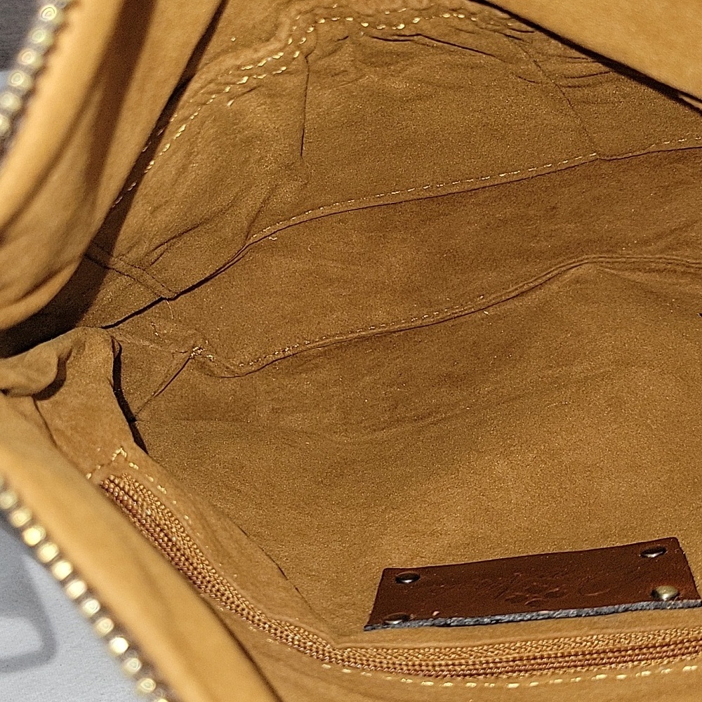Patricia Nash Brown Leather Wristlet Clutch Handbag - Picture 8 of 12